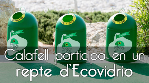 Calafell participa en un repte d’Ecovidrio per millorar la recollida selectiva d’envasos de vidre